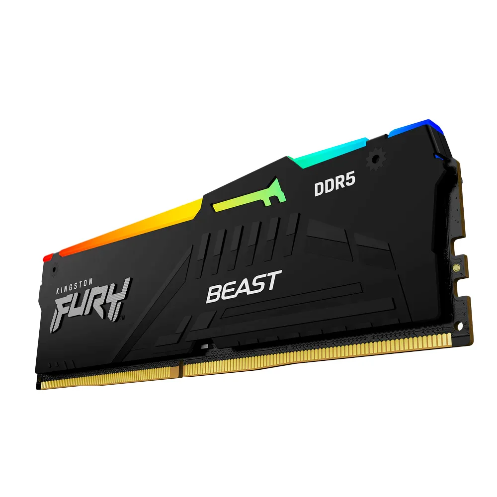 Imagen N°1 Memoria Ram Kingston Fury Beast 32gb 6000mhz Ddr5 Cl30 Rgb 