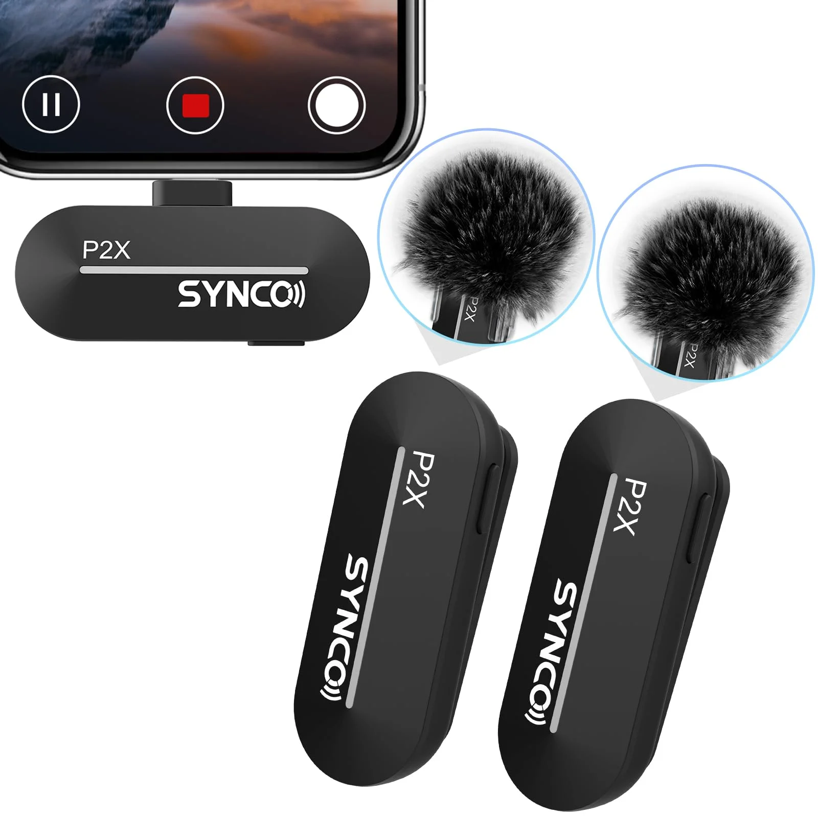 Imagen MICROFONO INALAMBRICO SYNCO P1 P2X