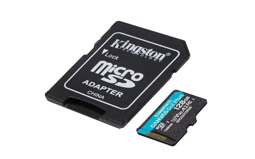 Imagen N°1 Micro Sd Kingston Canvas Go Plus 128gb Whit Adapter 