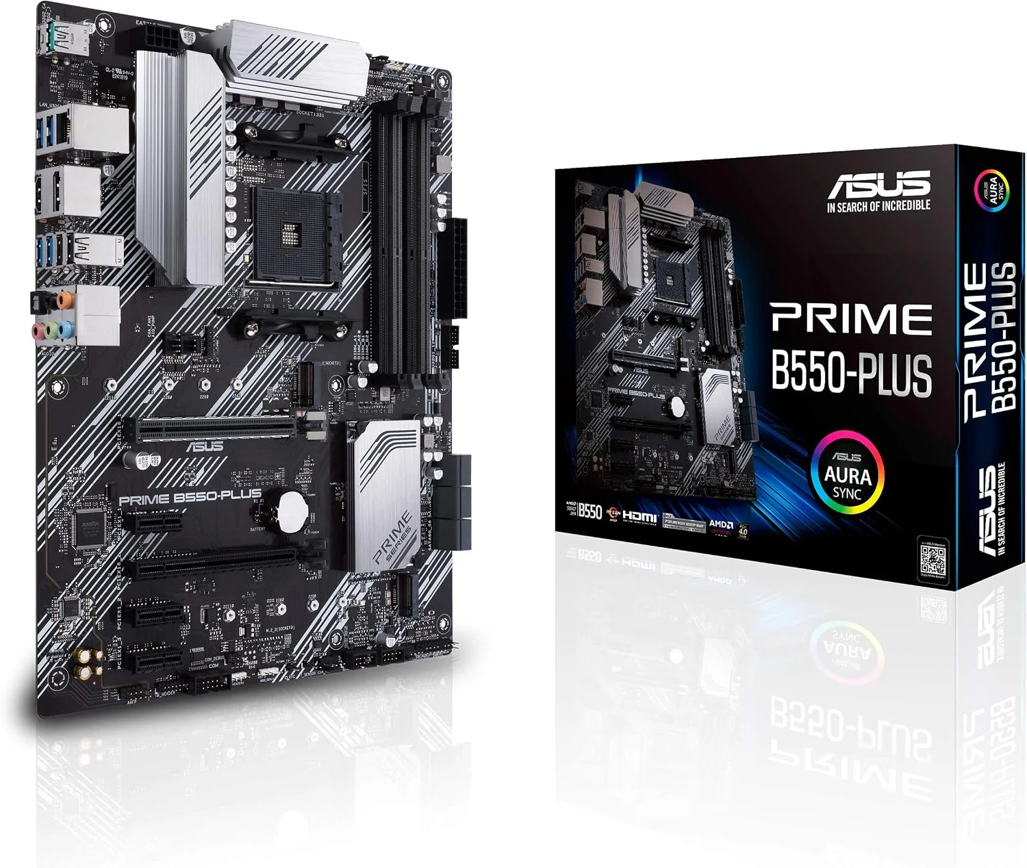 Imagen N°1 Mainboard Asus Prime B550-plus Amd Am4 Ddr4 Atx 