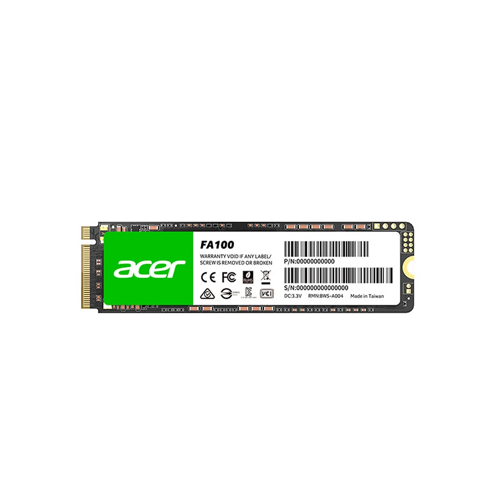 Imagen N°1 Disco Solido Ssd Acer Fa100 256gb Nvme 3300mb-s 