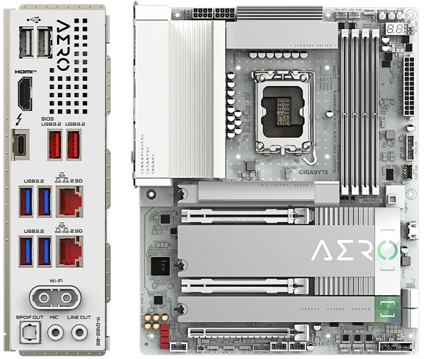 Imagen N°4 Mainboard Gigabyte Z890 Aero G Wifi Lga 1851 