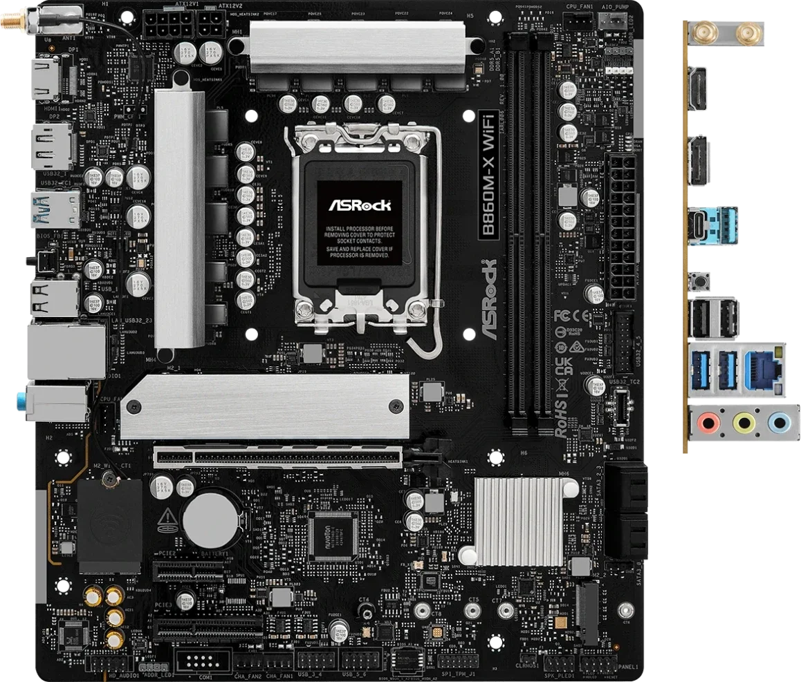 Imagen N°3 Mainboard Asrock B860m-x Wifi Lga 1851 