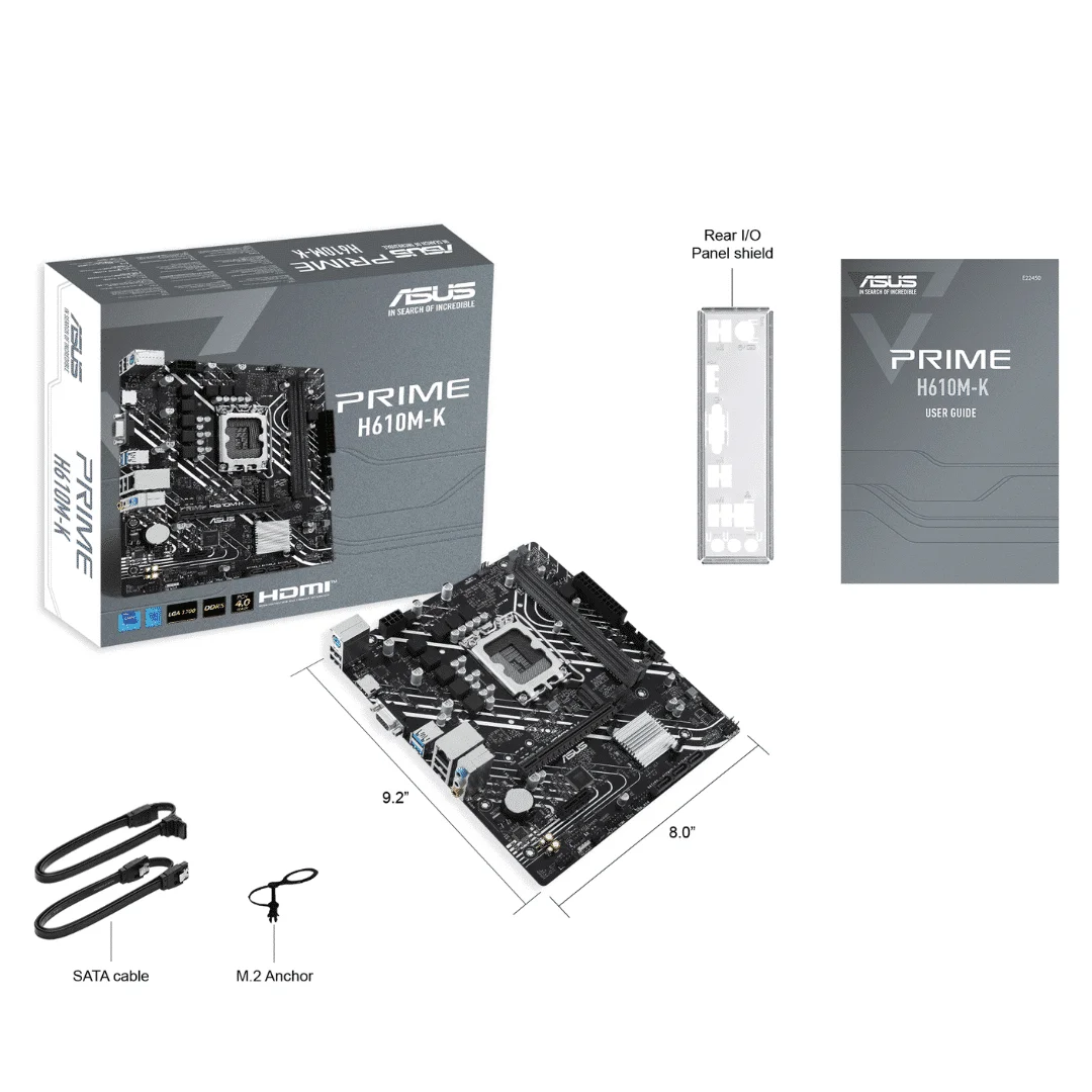 Imagen N°3 Mainboard Asus Prime H610m-a Ddr5 Lga 1700 