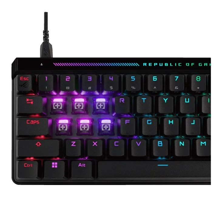 Imagen N°4 Teclado Mecanico Asus Rog Falchion Ace Magnetico 