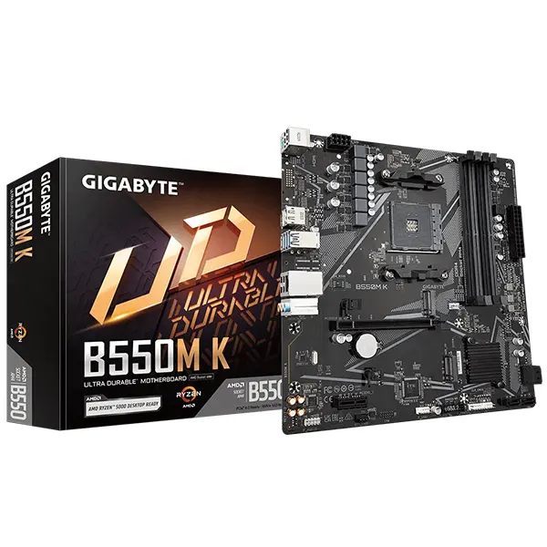 Imagen MAINBOARD GIGABYTE UD B550M-K AM4 DDR4