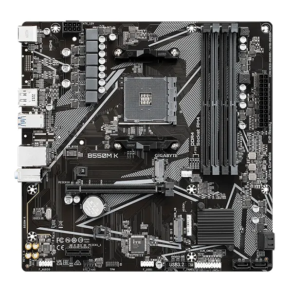 Imagen N°2 Mainboard Gigabyte Ud B550m-k Am4 Ddr4 