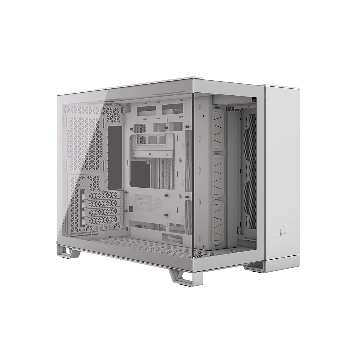 Imagen N°1 Case Corsair 2500x Dual-chamber Vidrio Templado Atx White 