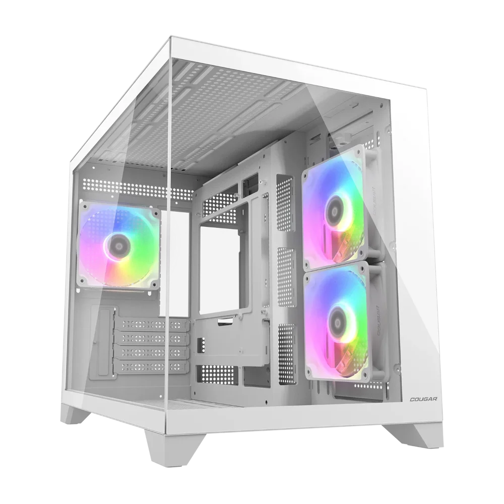 Imagen N°1 Case Cougar Fv150 Mini Frgb Vidrio Templadot 3 Fans White 