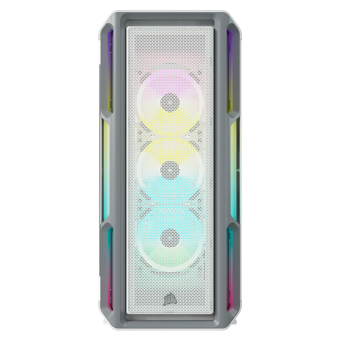 Imagen N°2 Case Corsair Icue 5000t Rgb 3fans Blanco Atx 