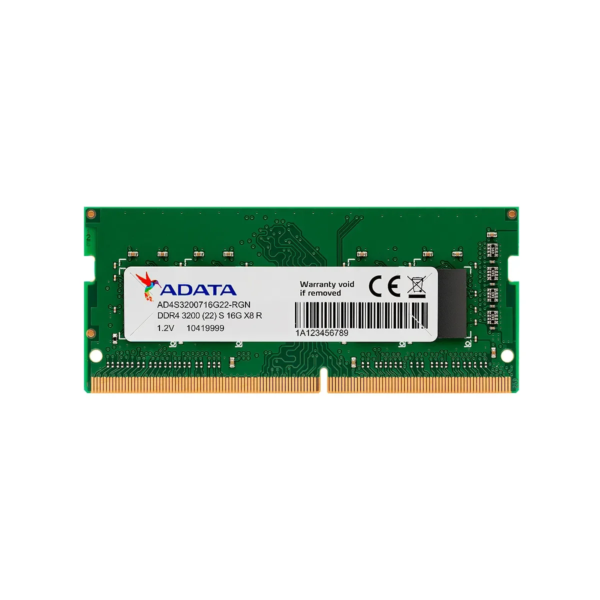 Imagen N°1 Memoria Ram Adata So-dimm 16gb 3200mhz Ddr4 