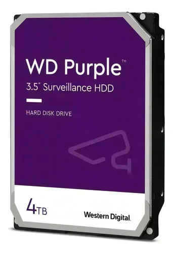 Imagen N°1 Disco Duro Wd Purple - 4tb -5400rpm - 3.5inc. - 24-7 - 