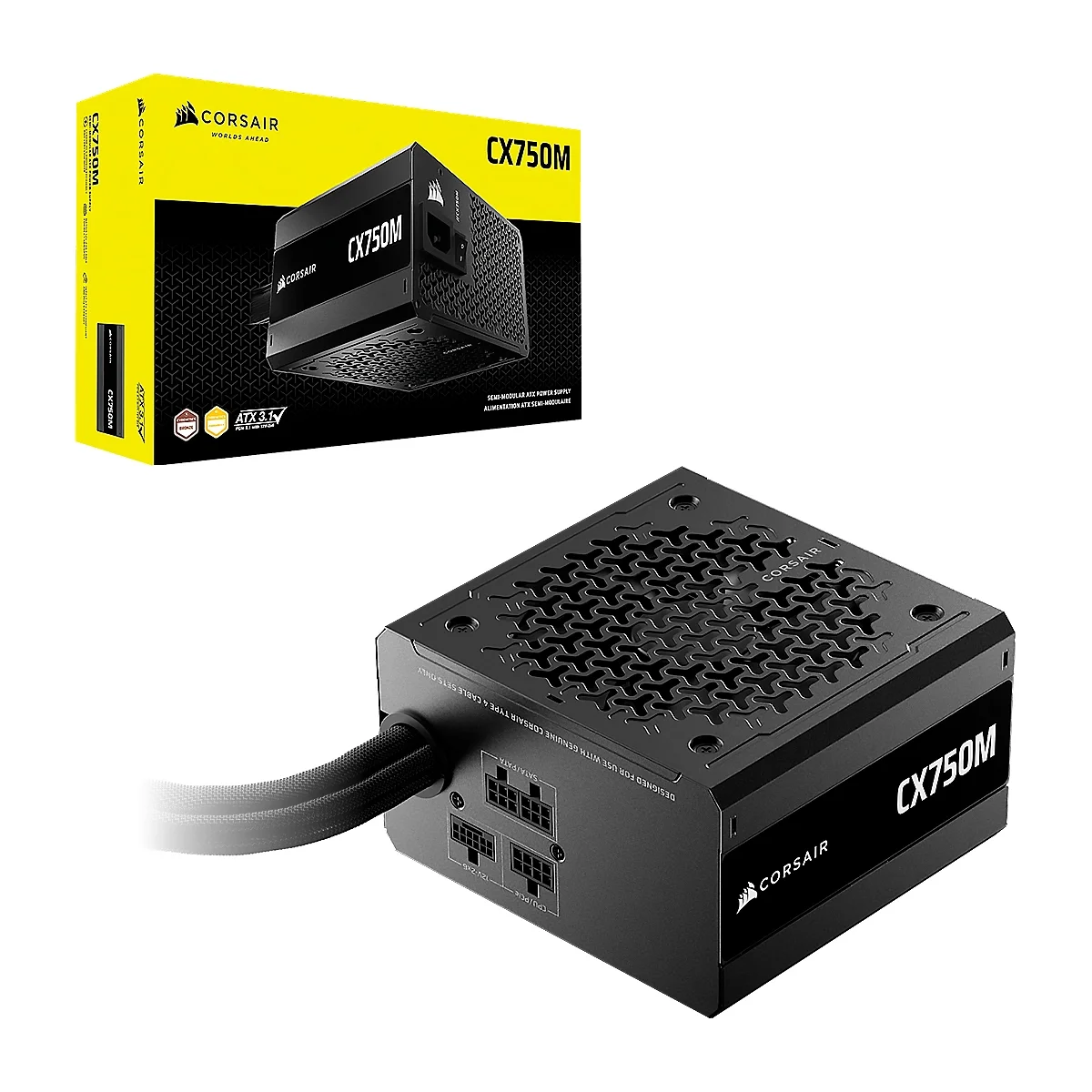 Imagen N°1 Fuente Poder Corsair Cx750m 80plus Bronce 