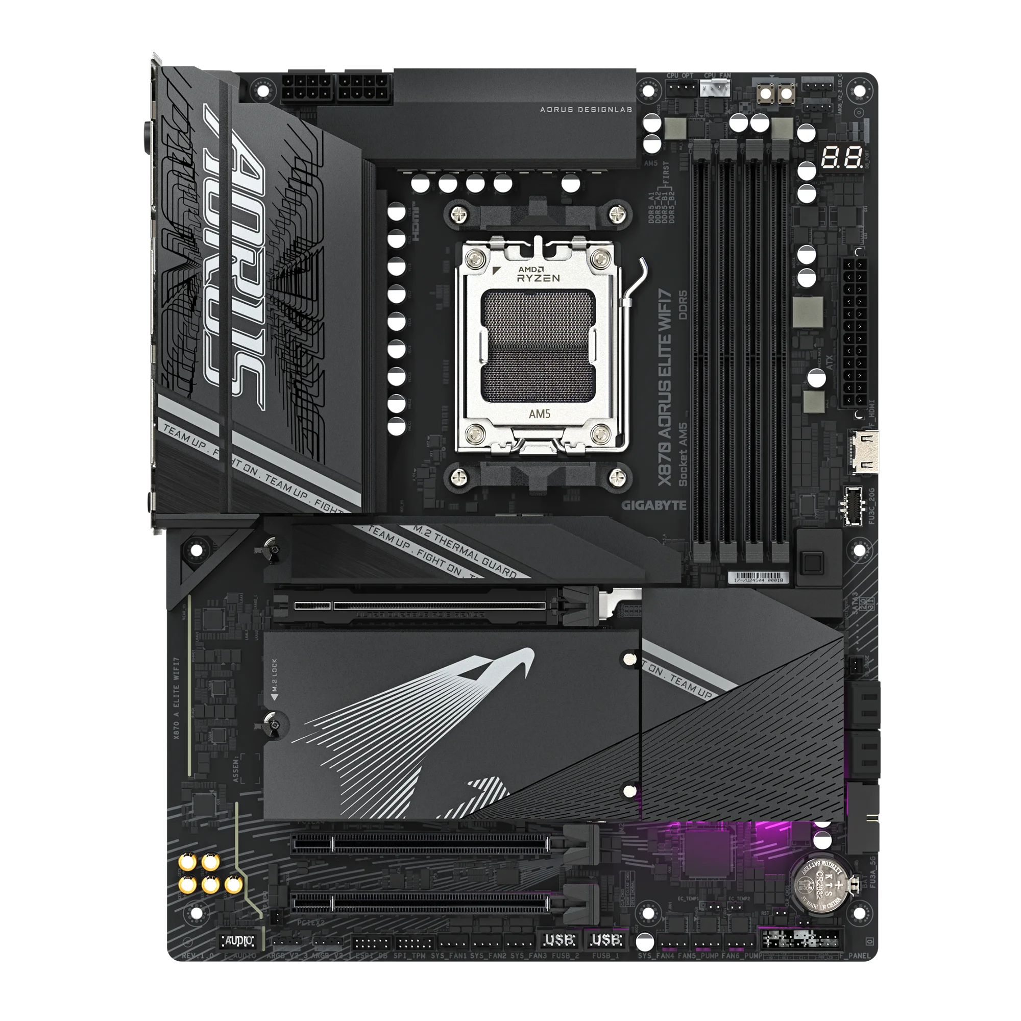 Imagen N°2 Mainboard Gigabyte X870 Aorus Elite Wifi7 Am5 