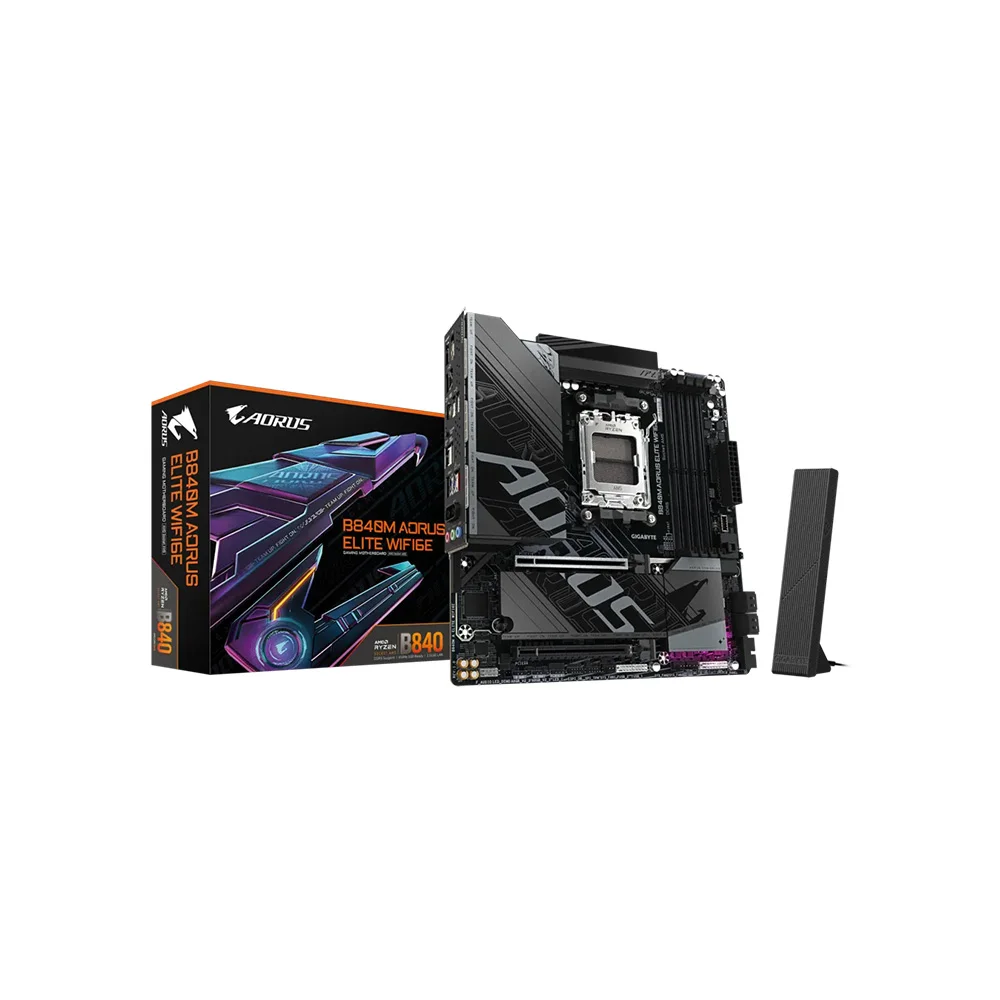 Imagen N°1 Mainboard Gigabyte B840m Aorus Elite Wifi6e Am5 