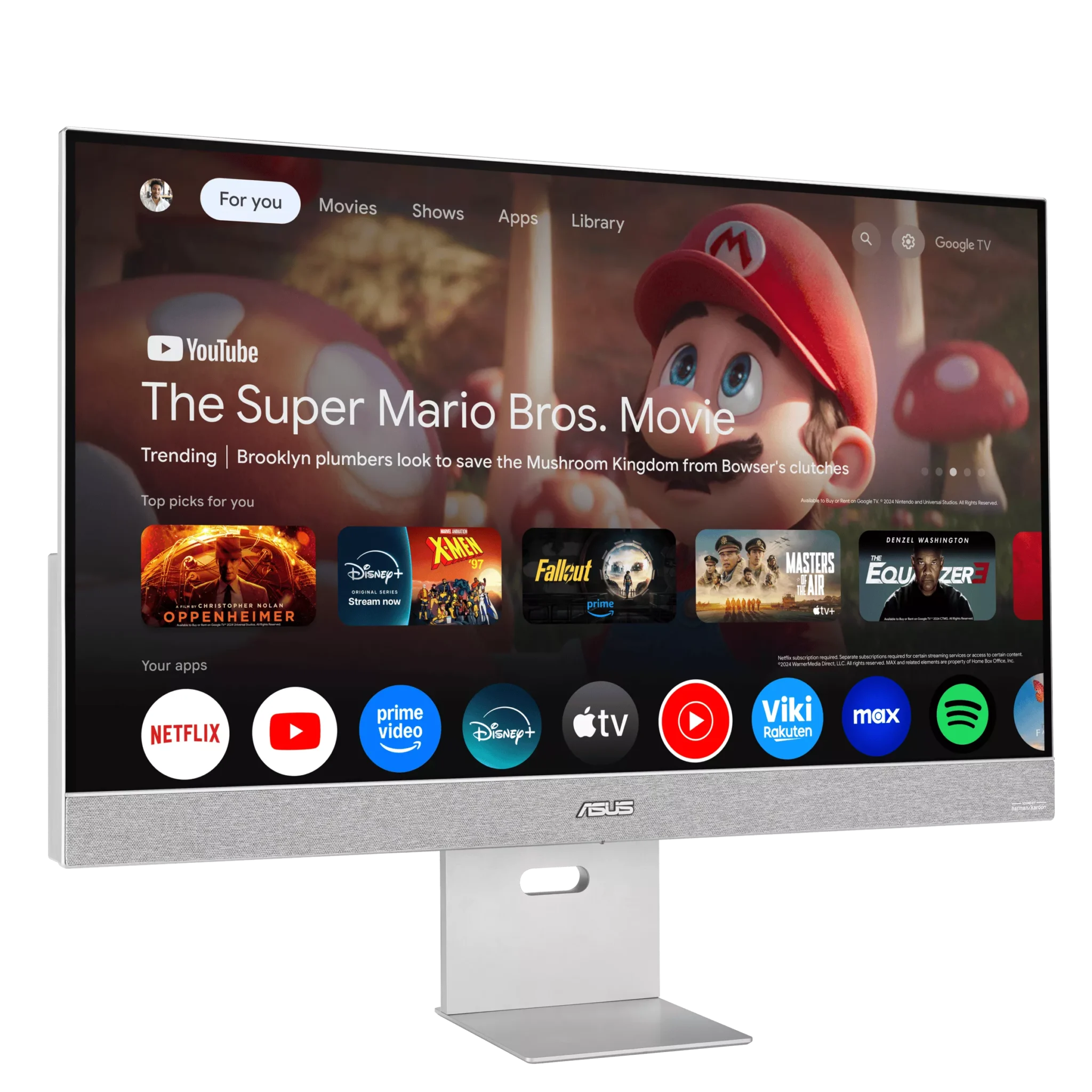 Imagen N°1 Monitor Asus Zenscreen Ms32uc 32 Pulg 4k Google Tv 