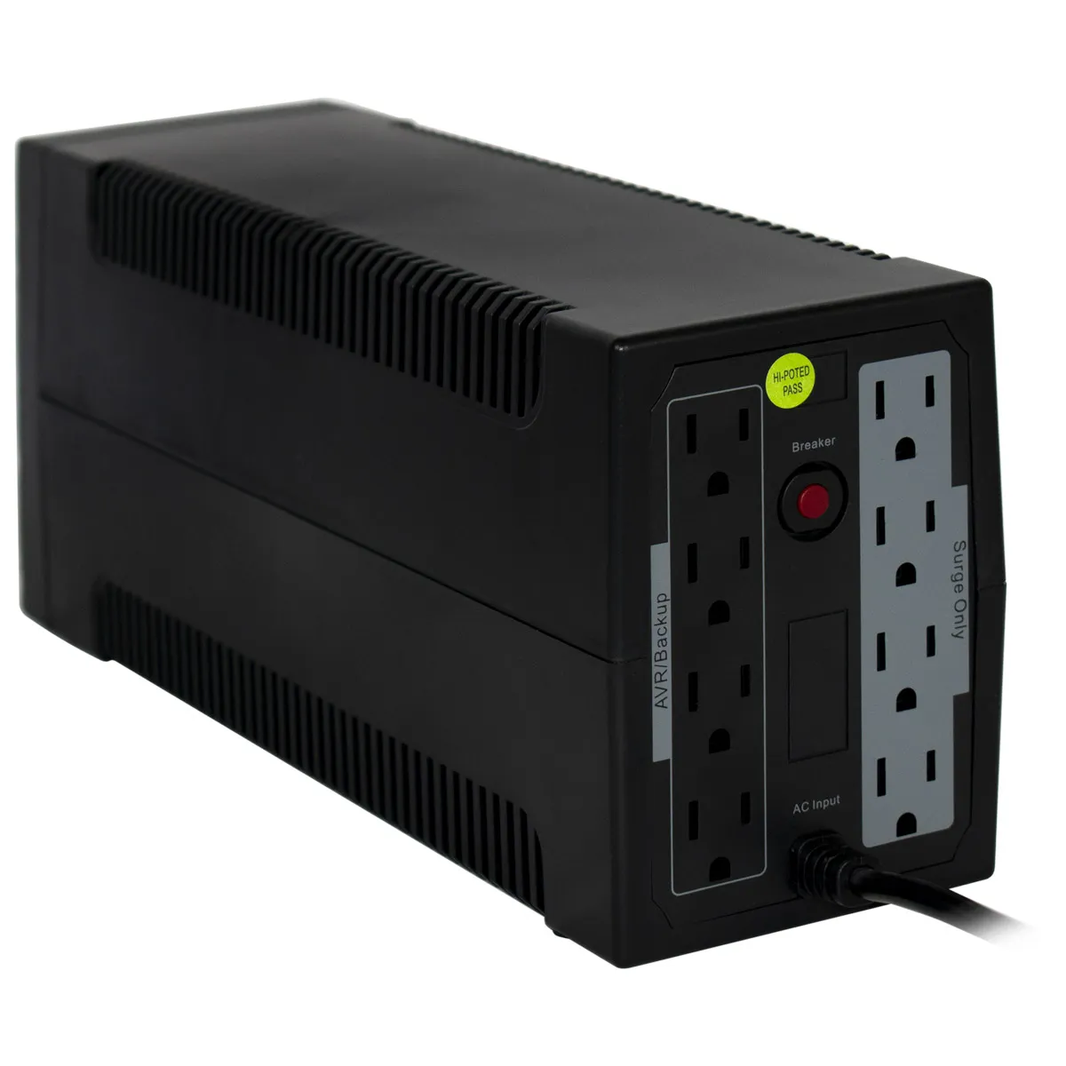 Imagen N°2 Ups Quasad W-avr I-359 1000va 480w 8 Tomas 