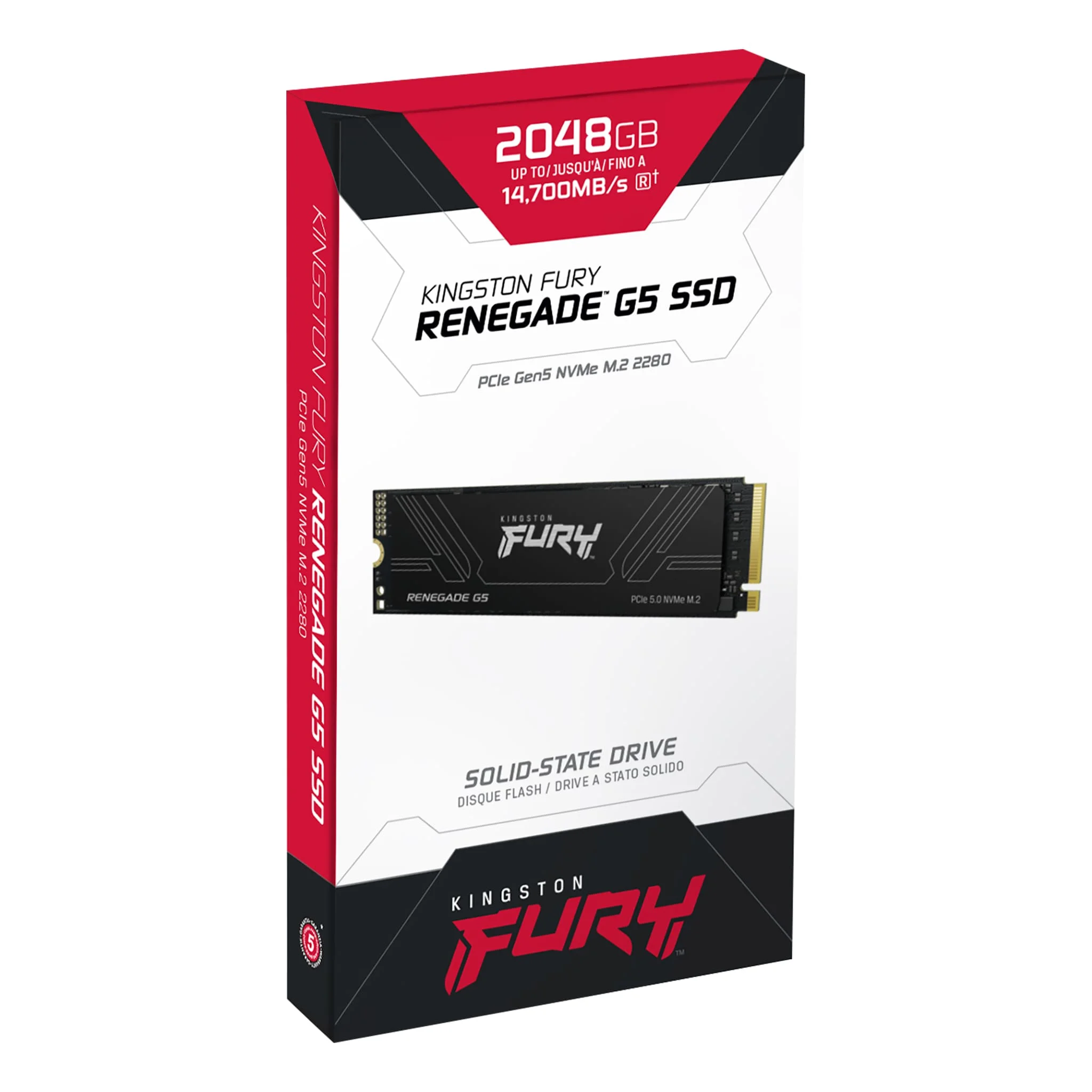 Imagen N°1 Disco Solido Ssd Kingston Renegade G5 2048gb Nvme 14700mb-s 