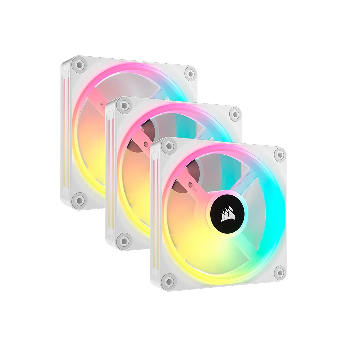 Imagen N°1 Ventilador Corsair Icue Link Qx120 Rgb 120mm Pwm  White 3fans 