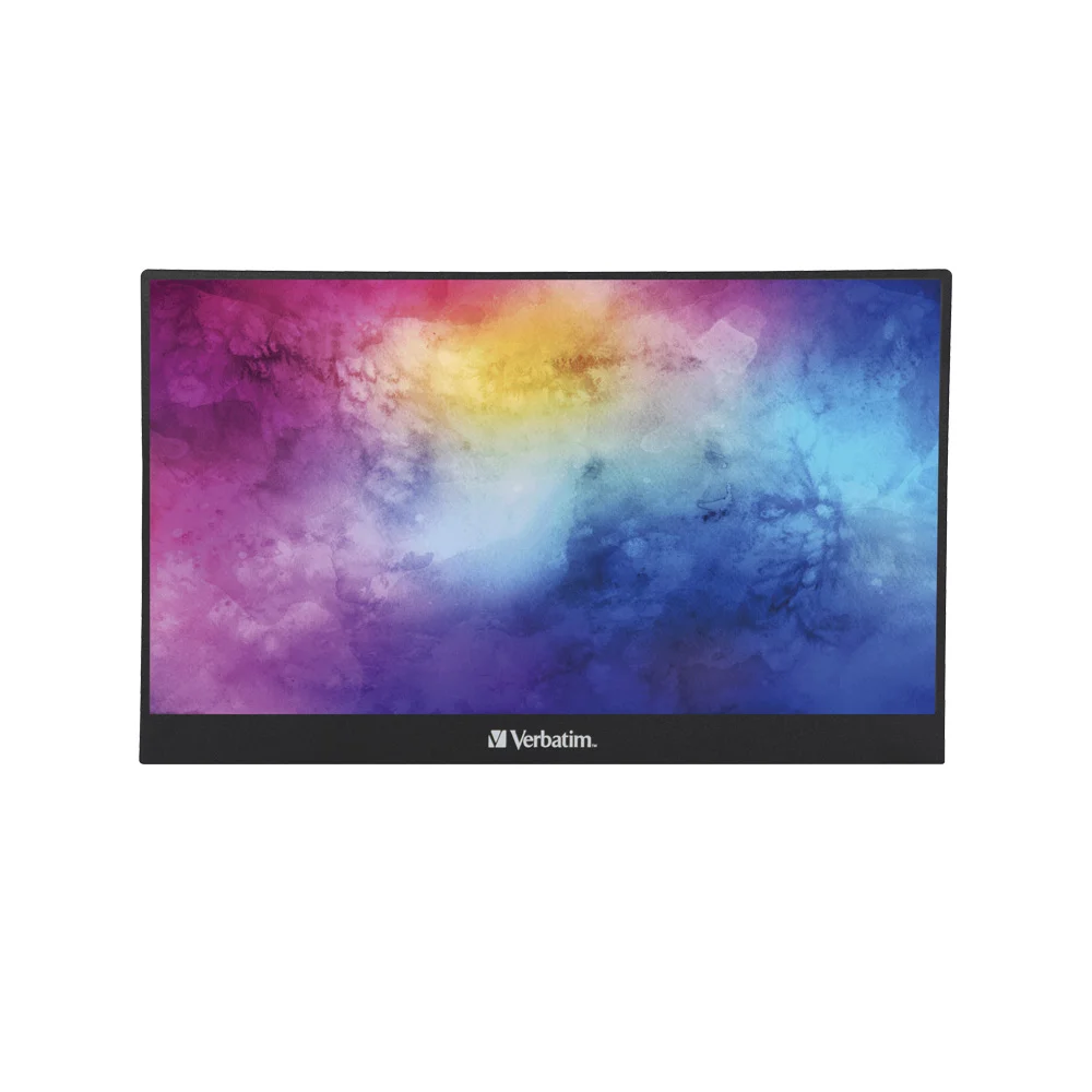 Imagen N°1 Monitor Portatil Verbatin 14pulg Usb C Hdmi Ips Fhd Ultrafino  
