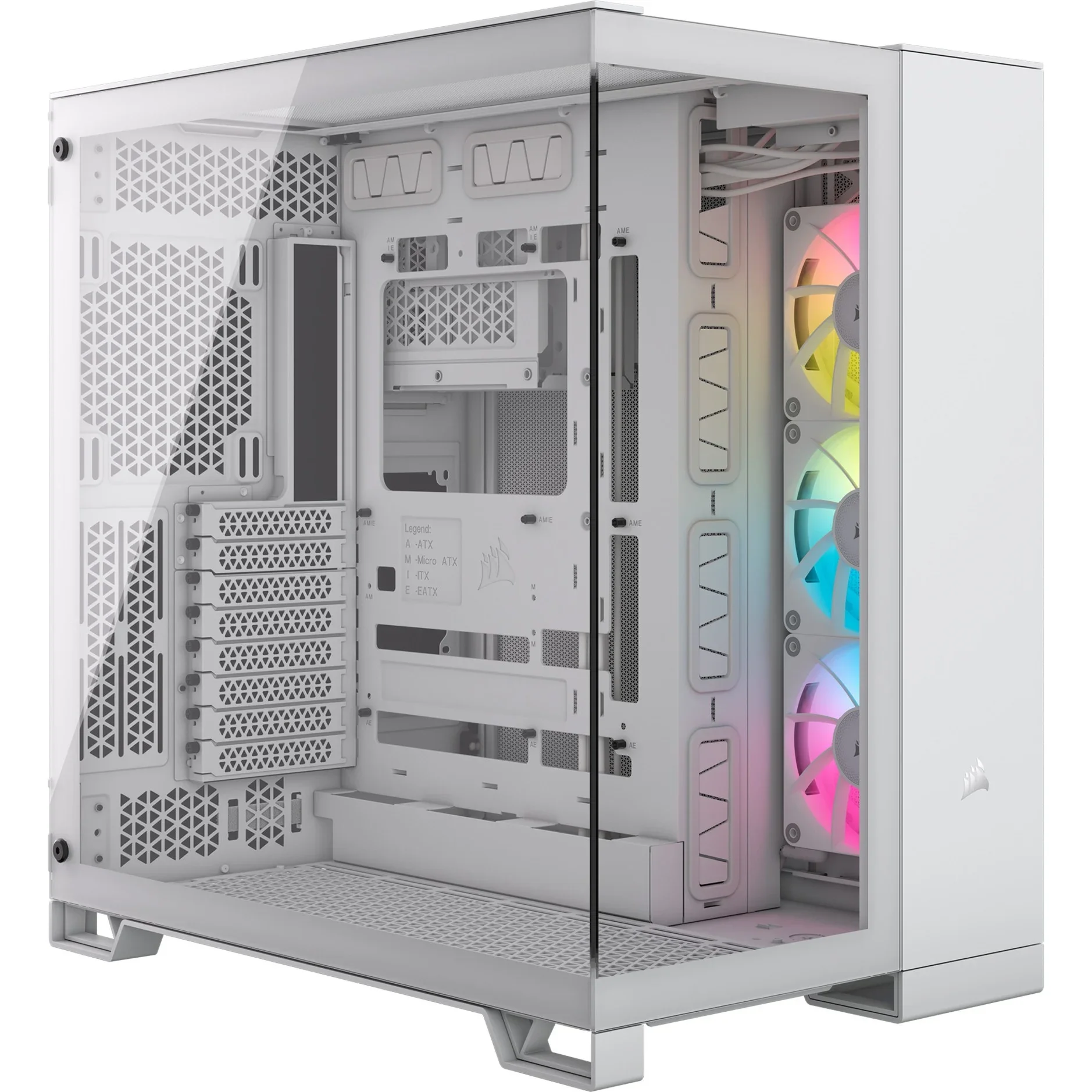 Imagen N°1 Case Corsair Icue Link 6500x Rgb Blanco 