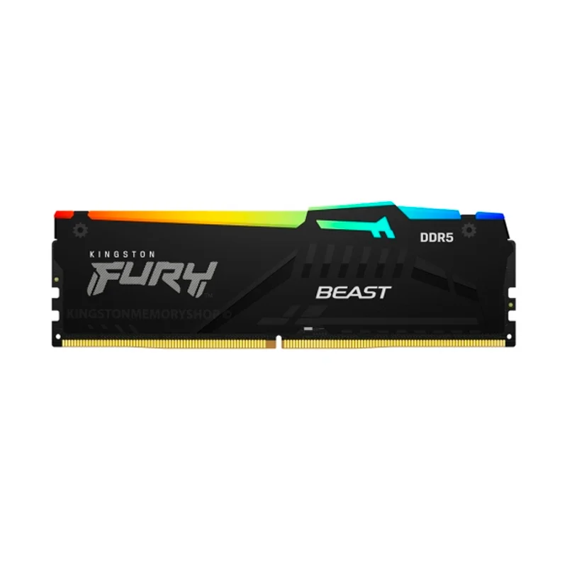 Imagen N°1 Memoria Ram Kingston Fury Beast 16gb Ddr5 5600mhz Rgb 
